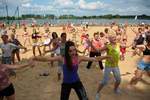 ZUMBA NA PLAŻY JEZIORA WINIARY